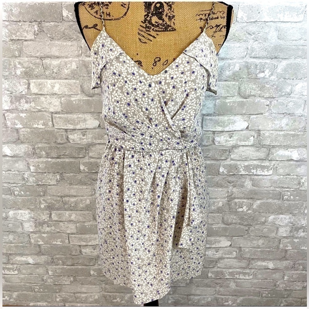 🖤 LUXURY SPLURGE! 100% silk floral dress by Greylin.